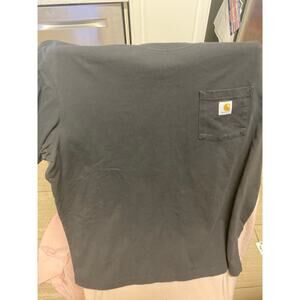 Carhartt Black Shirt With Back Graphic Shirt Size 2XL